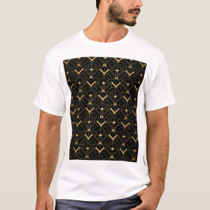 T-shirt Triangle Art Déco : Motif de luxe.