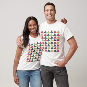 T-shirt Triangle coloré géométrique Motif triangle