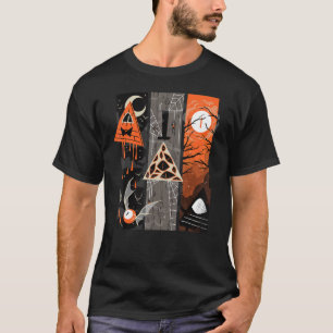 T-shirt Triangle de costume vintage Spooky Billl