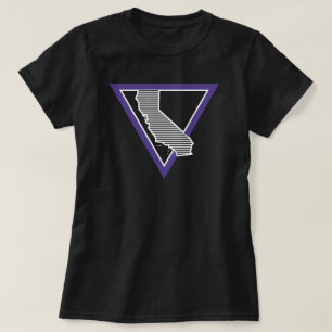 T-shirt triangle de la californie rayée mcm