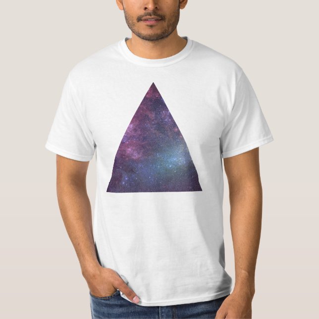 T-shirt Triangle de l'espace (de base) (Devant)