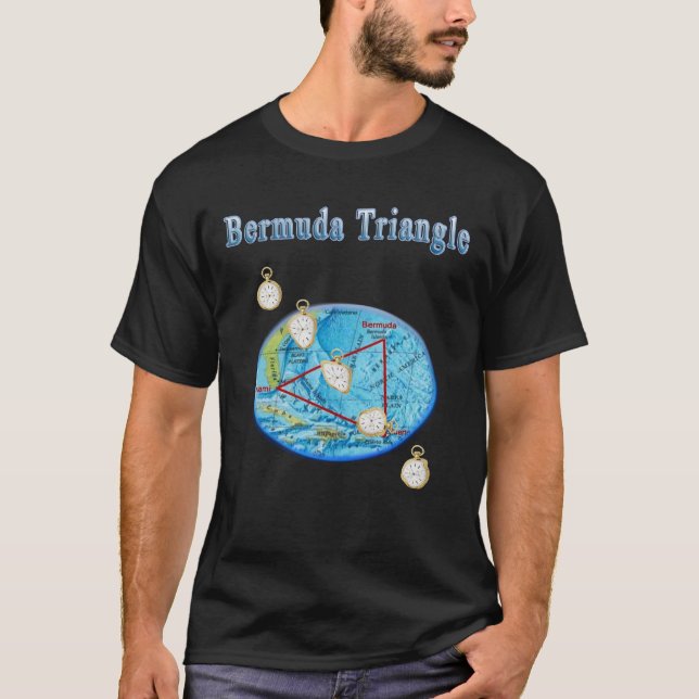 T-shirt Triangle des Bermudes (Devant)