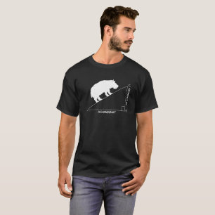T-shirt triangle drôle d'hippopotame de maths d'hypoténu