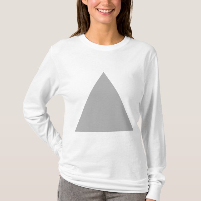 T-shirt Triangle - gris 30 pc (Devant)
