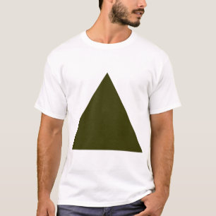 T-shirt Triangle - Olive foncé