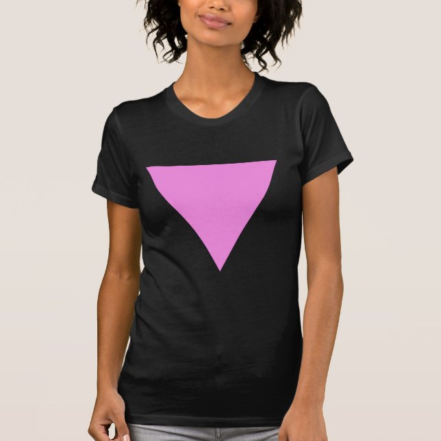 T-shirt Triangle rose (Devant)