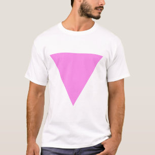T-shirt Triangle rose de gay pride