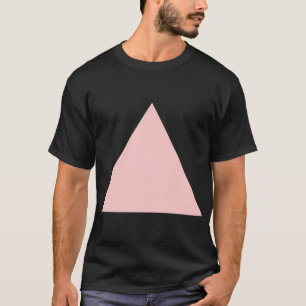 T-shirt Triangle - rose pâle