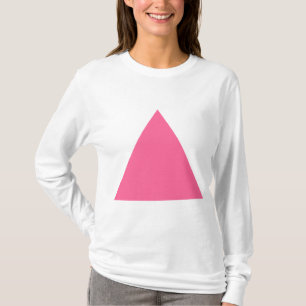 T-shirt Triangle - Rose profond