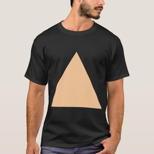 T-shirt Triangle - Sable (Devant)