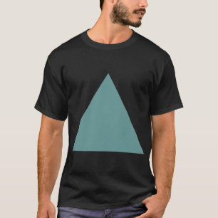 T-shirt Triangle - Vert océan