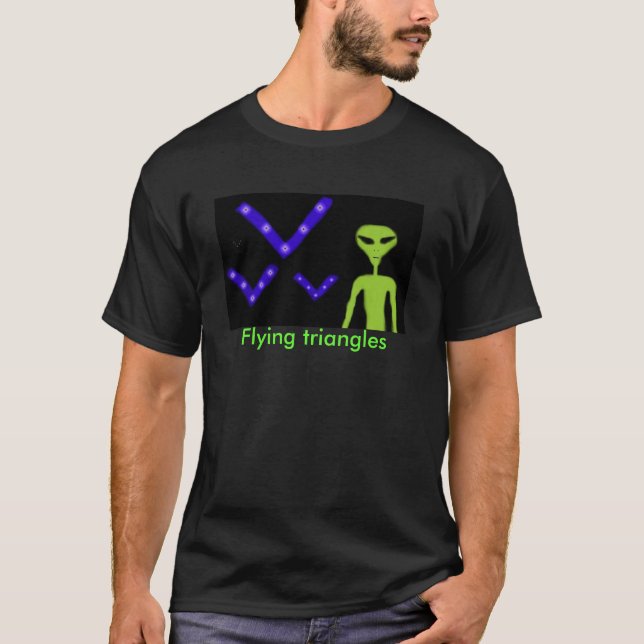 T-shirt Triangles de vol (Devant)