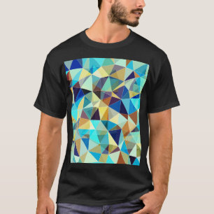 T-shirt Triangles géométriques : Motif Abstrait coloré
