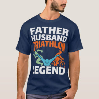 T-shirt Triathle Triathlon Triathlon Swim Run Vélo Ride