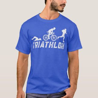 T-shirt Triathle Triathlon Triathlon Swim Run Vélo Ride