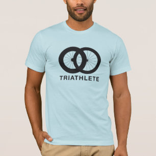 T-shirt Triathlete à la course de triathlon