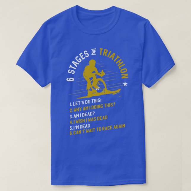 T-shirt Triathlète Cadeau produit Funny Fitness Runner pri (Design devant)