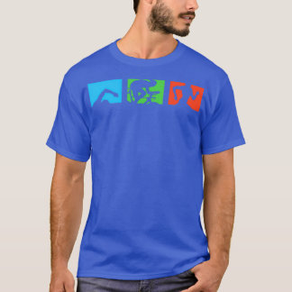 T-shirt Triathlète Swim Bike Run Triathlon 2