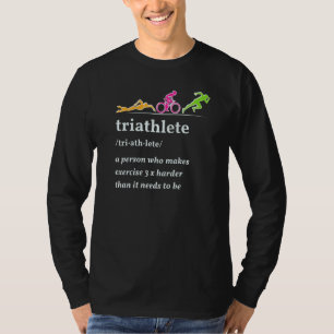 T-shirt Triathlète Swim Vélo & Run Triathlon Costume Pour