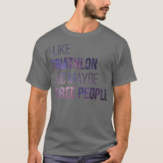 T-shirt Triathlon Drôle Citation 3