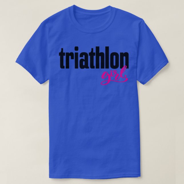 T-shirt Triathlon Girl (Design devant)