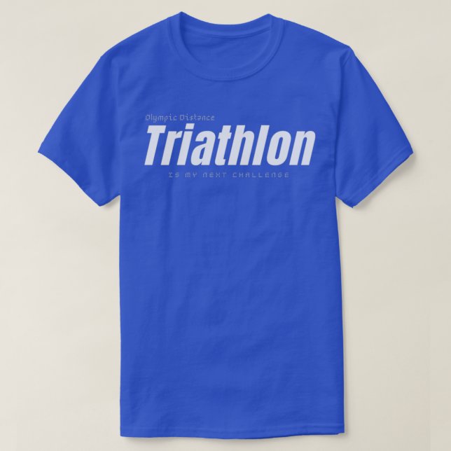 T-shirt Triathlon OD est mon prochain défi (Design devant)