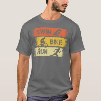 T-shirt Triathlon Swim Bike Run 22