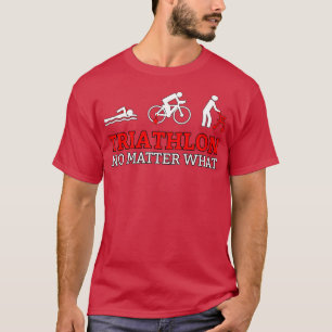T-shirt Triathlon swim bike run 79