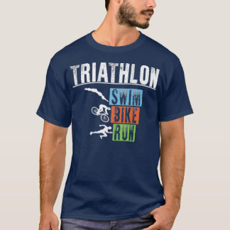 T-shirt Triathlon Swim Bike Run Triathlète 97