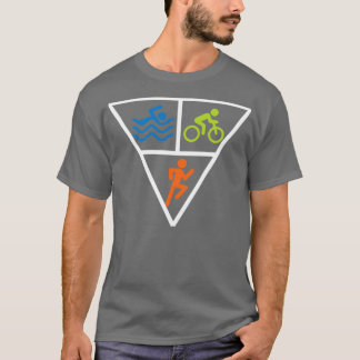 T-shirt Triathlon Triangle Swim Course Vélo Triathlète Sti
