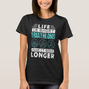 T-shirt Triathlon Triathlète Hommes Femmes