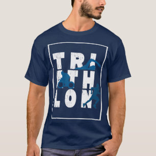 T-shirt Triathlon Triathlète Swim Race cycliste