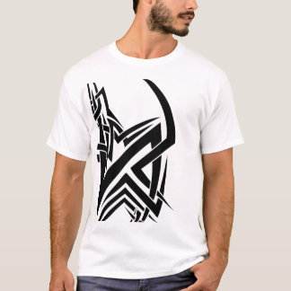 T-shirt Tribal noir