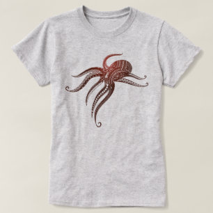 T-SHIRT TRIBAL POLYNÉSIEN OCTOPUS