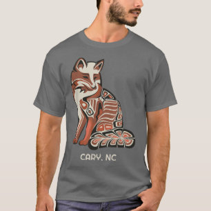 T-shirt Tribal Rouge Pour Cary Style Artisanat Amérindien