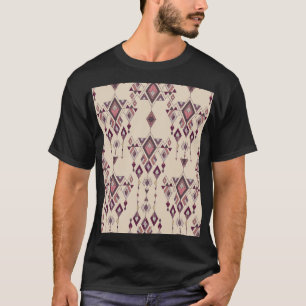 T-shirt Tribal Vintage Ethnique Sans Seamless Aztec