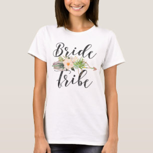 T-shirt Tribe de mariée   Flèche de plumes, Flèche fleurie