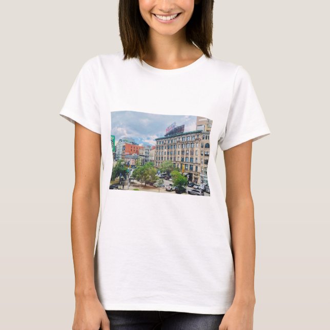 T-shirt Tribeca New York Manhattan Vintage (Devant)