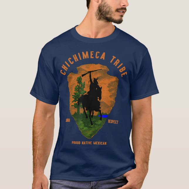 T-shirt Tribu de Chichimeca Amérindien Mexicain Fière (Devant)