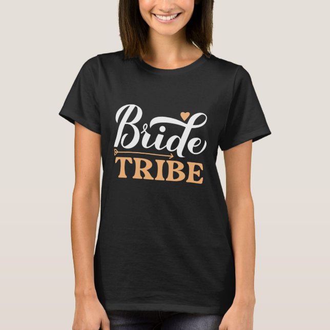 T-shirt Tribu de mariée (Devant)