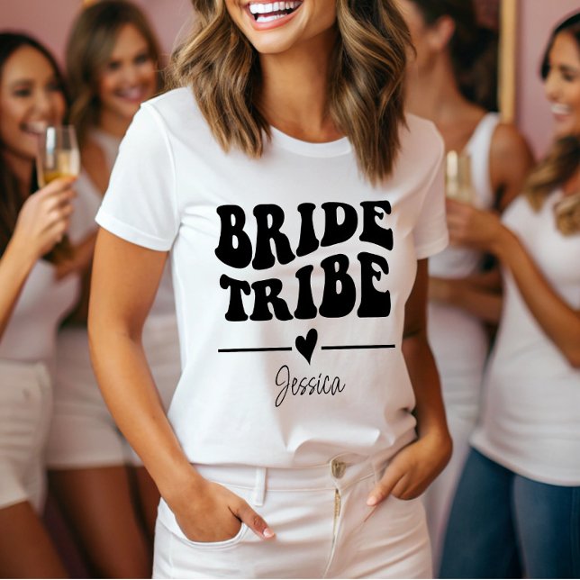 T-shirt Tribu de mariées de la soirée de bachelorette pers (Créateur téléchargé)