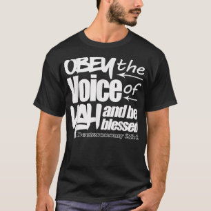 T-shirt Tribu israélite hébraïque Juda Torah Deut 28 Obey 