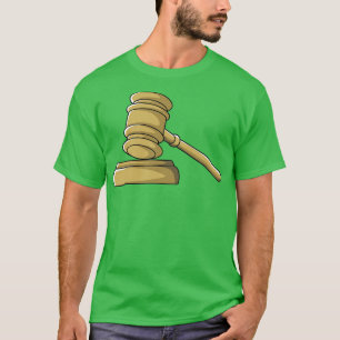 T-shirt Tribunal Gavel Juge Juge Juges Avocat