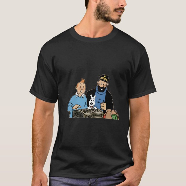 T-shirt Tribus Et Vins À Tin-Tin (Devant)