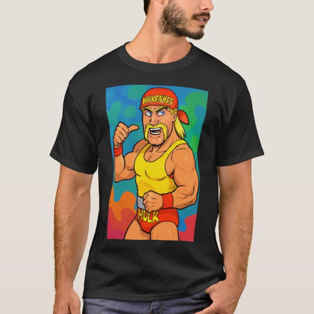 T-shirt Tribute to Hulk Hogan (Devant)