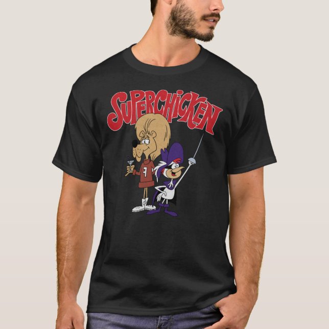 T-shirt Tribute to Jay Ward&x27;s Classic "Super Chic (Devant)