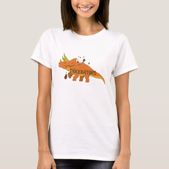 T-shirt Tricératops (Devant)