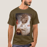 Tricératops Astronaut Dinosaure Espace Suit Moon D