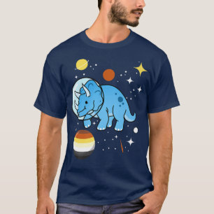 T-shirt Tricératops Astronaut Gay Bear Pride