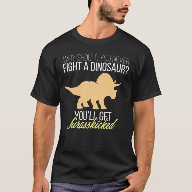 T-shirt Tricératops Dinosaur Jurassick (Devant)